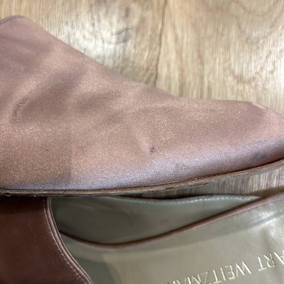 Stuart Weitzman Satin Slides - Picture 8 of 9